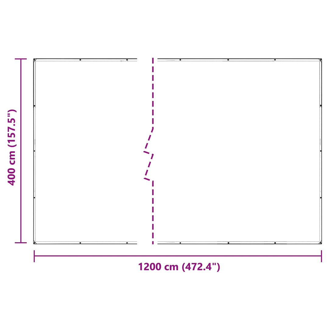 Planteovertræk Transparent 4 x 12 m PVC