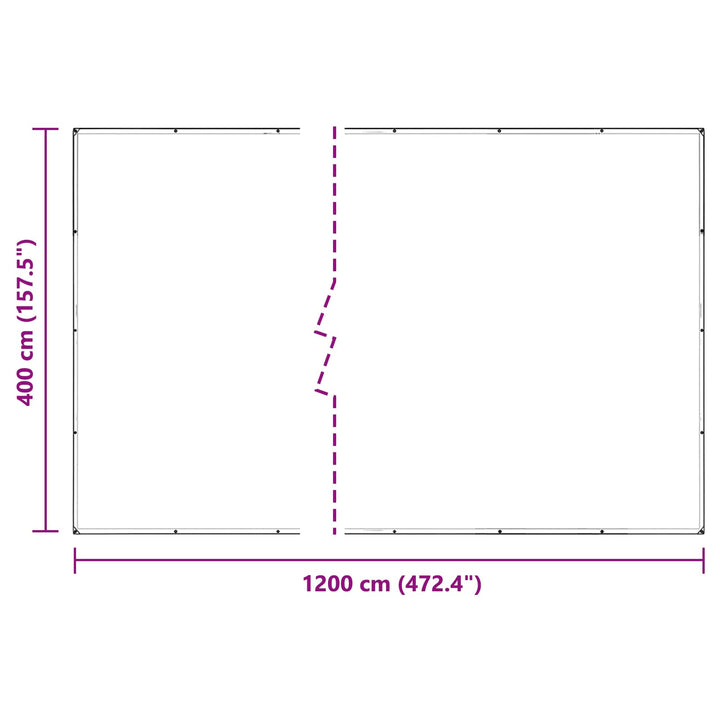 Planteovertræk Transparent 4 x 12 m PVC
