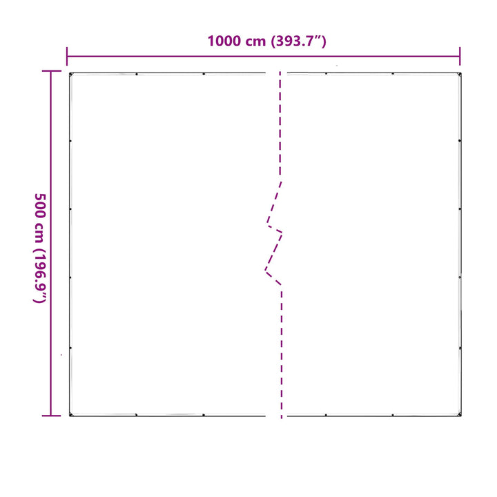 Planteovertræk Transparent 5 x 10 m PVC