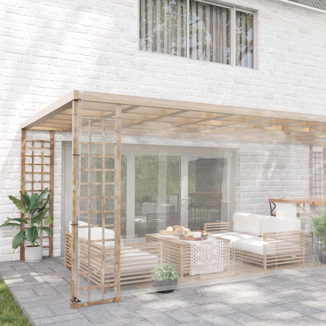 Planteovertræk Transparent 6 x 6 m PVC