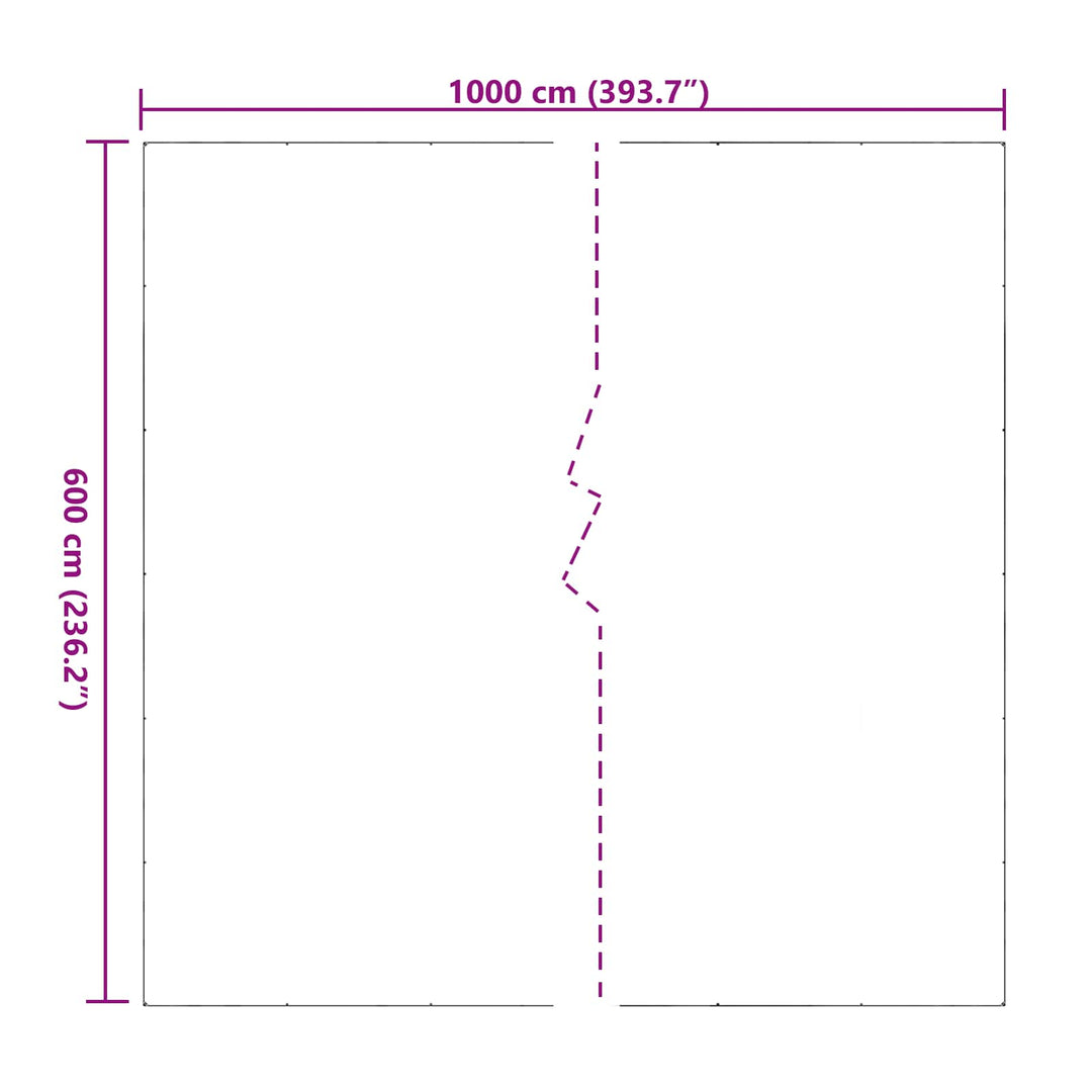 Planteovertræk Transparent 6 x 10 m PVC