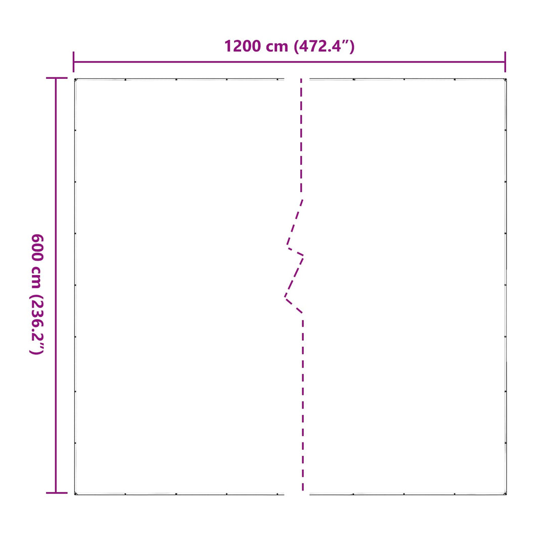 Planteovertræk Transparent 6 x 12 m PVC