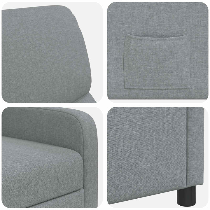 Recliner Lysegrå Stof