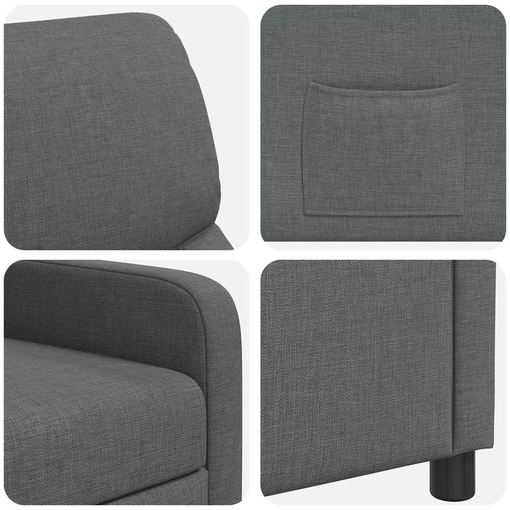 Recliner Mørkegrå Stof