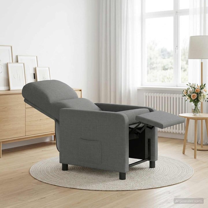 Recliner Mørkegrå Polyester