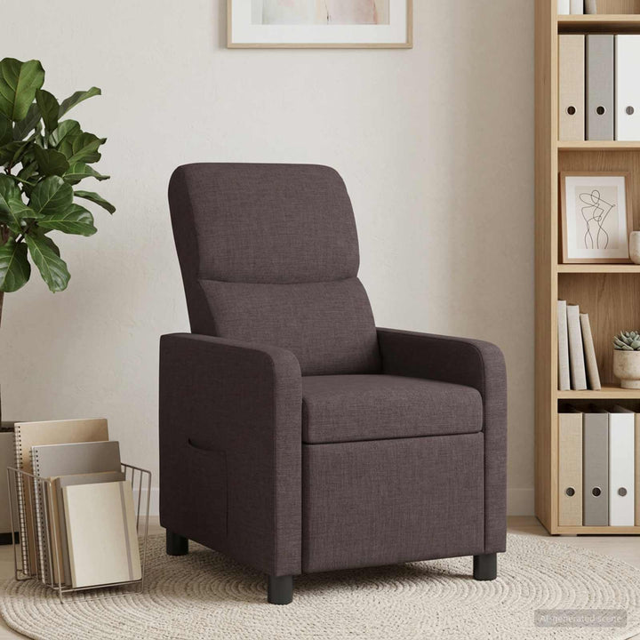 Recliner Mørk Brun Polyester