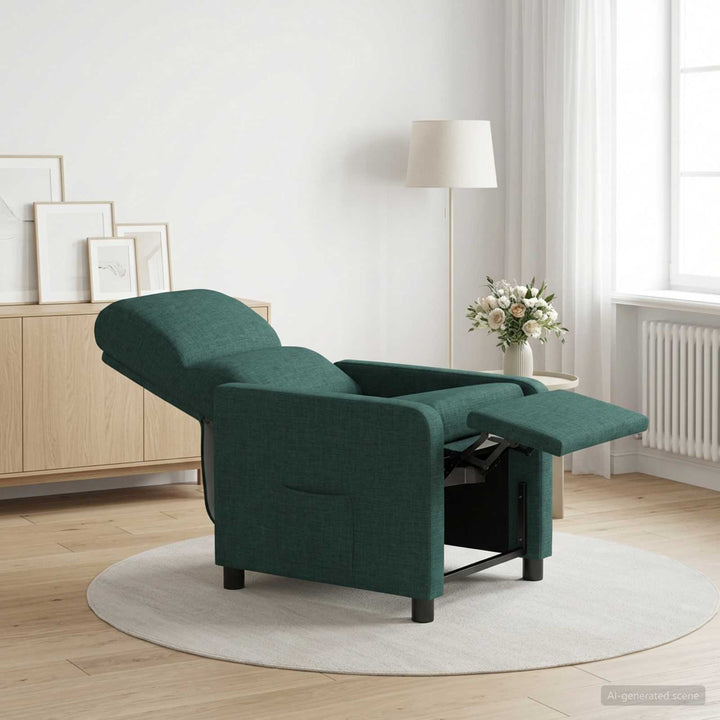 Recliner Mørkegrøn Polyester