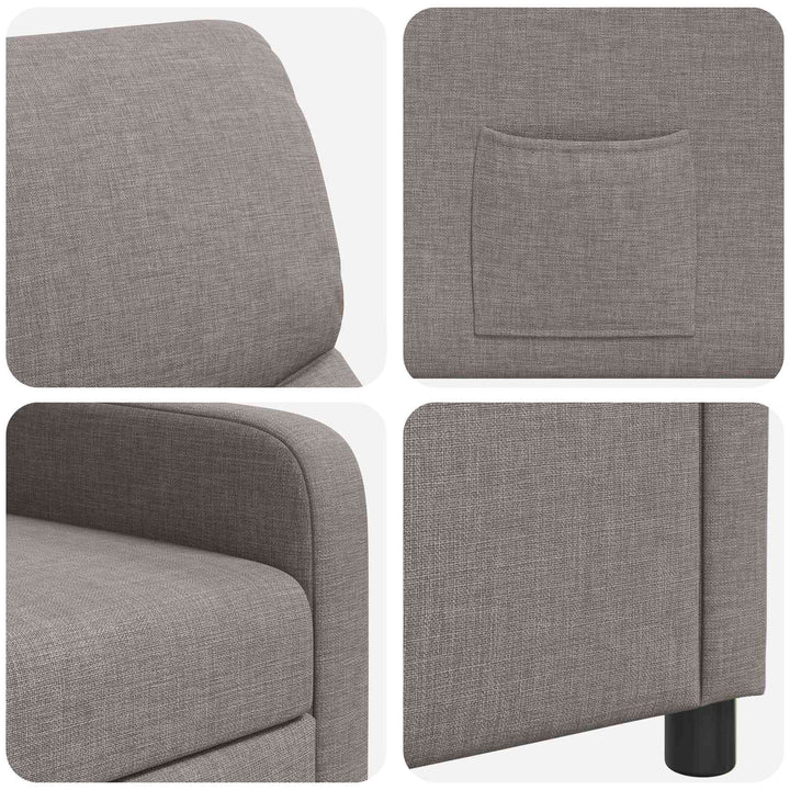 Recliner Gråbrun