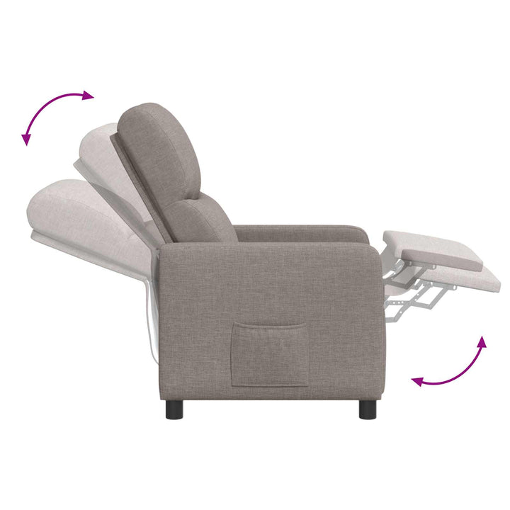Recliner Gråbrun