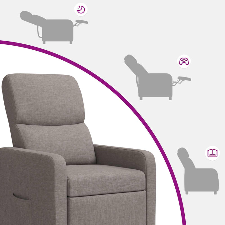 Recliner Gråbrun