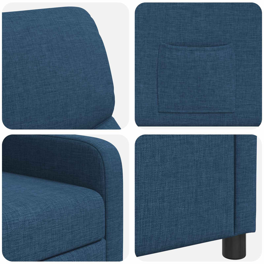 Recliner Blå Stof