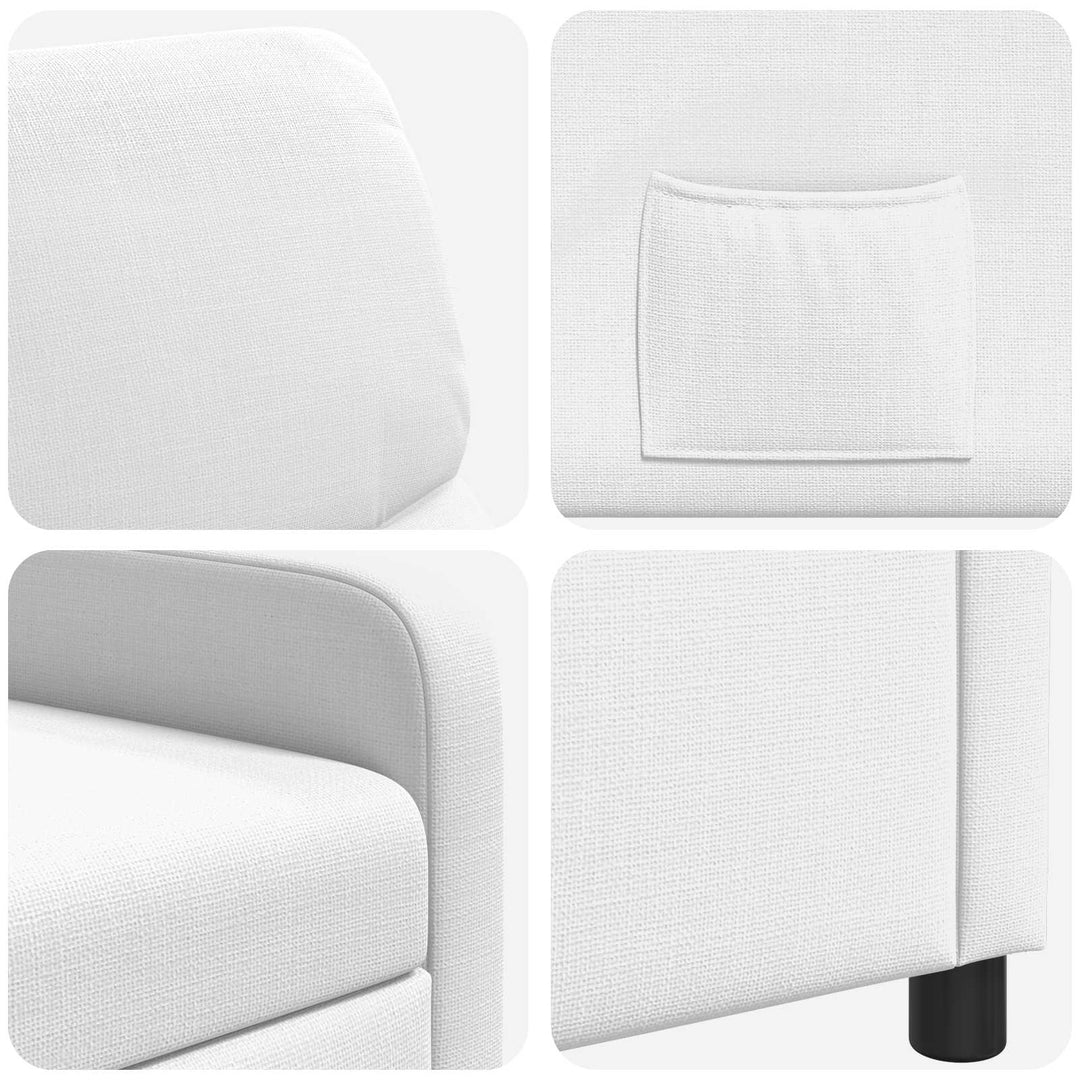 Recliner Hvid Stof