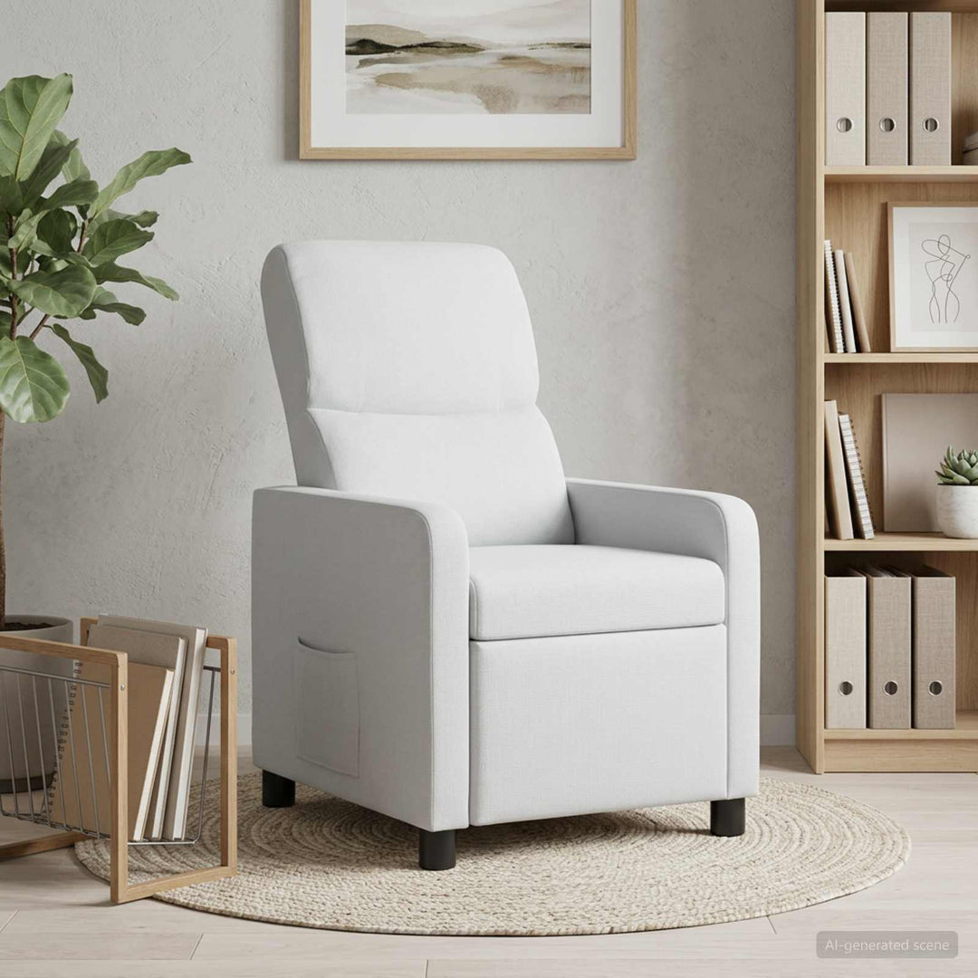 Recliner Hvid Polyester