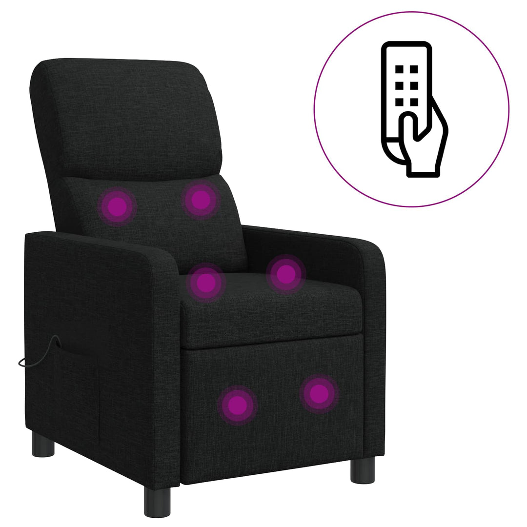 Recliner Sort Stof