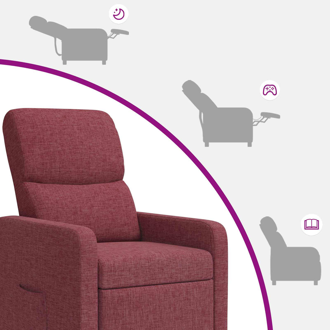 Recliner Vinrød Stof