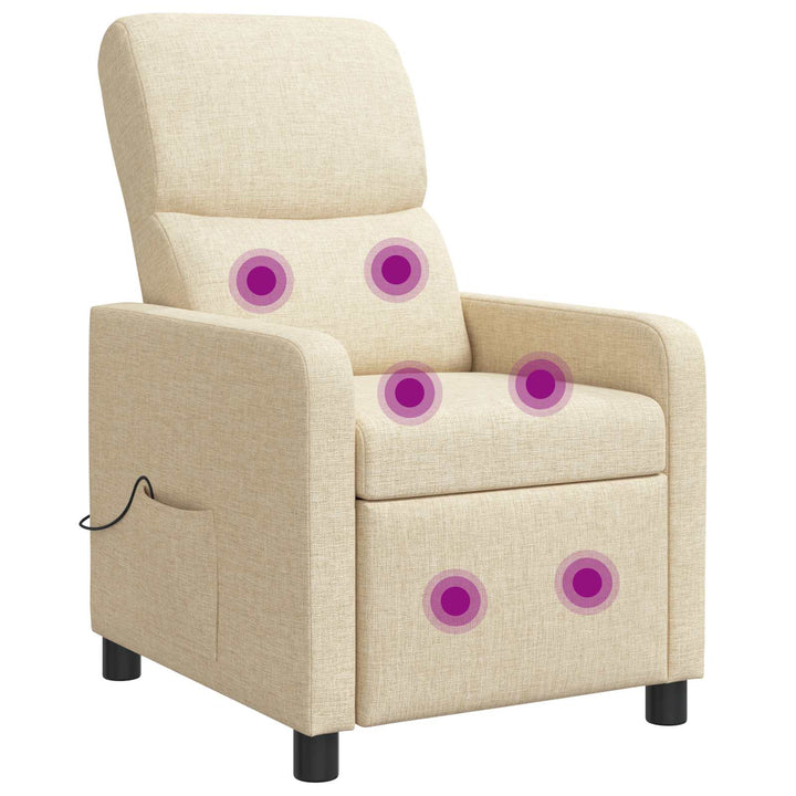 Recliner Cremefarvet Stof