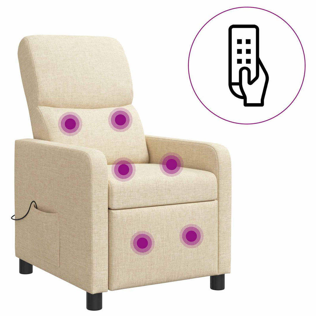 Recliner Cremefarvet Stof