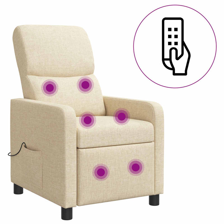 Recliner Cremefarvet Stof