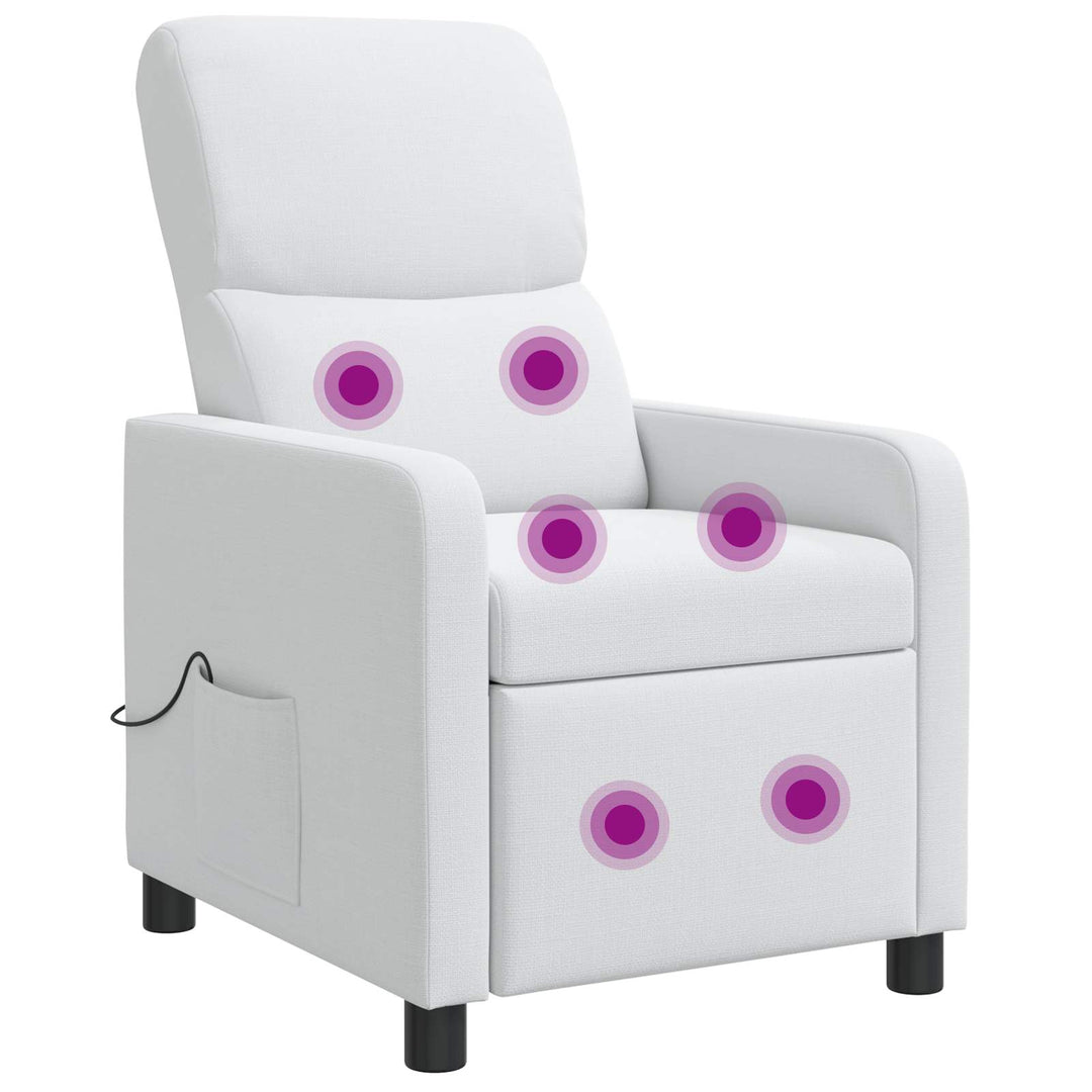 Recliner Hvid Stof