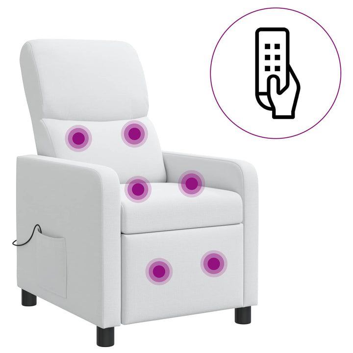Recliner Hvid Stof