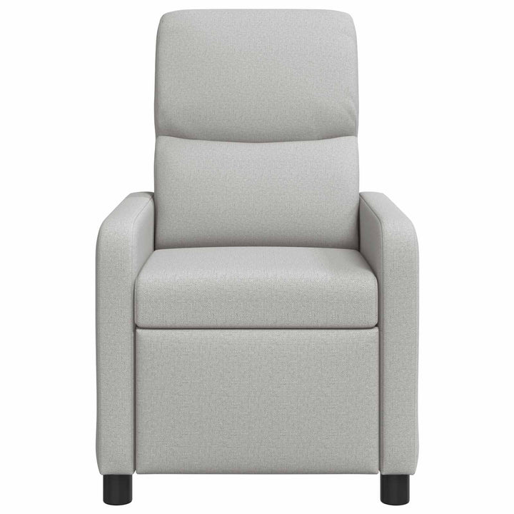 Massage Lænestol Skygrå Stof