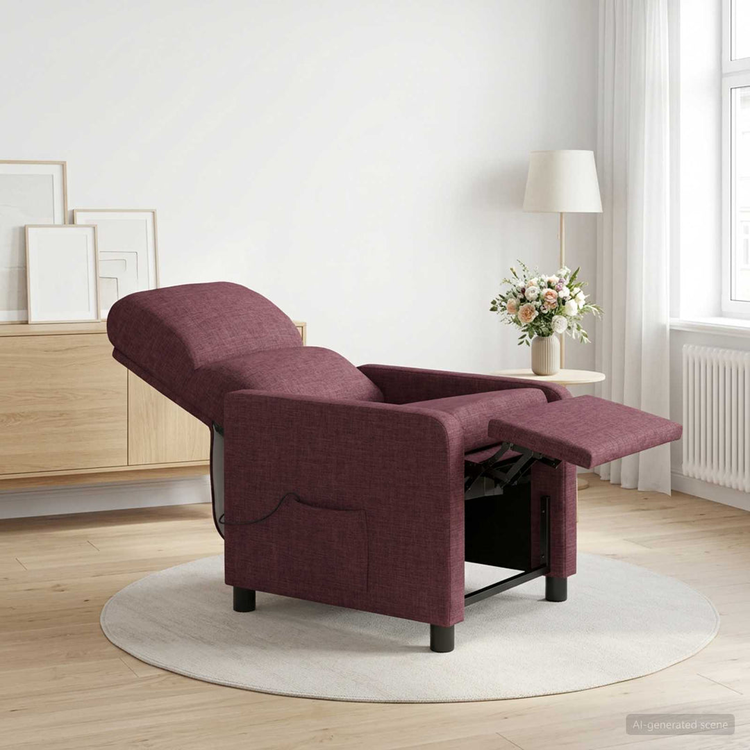 Massage Lænestol Lilla Polyester
