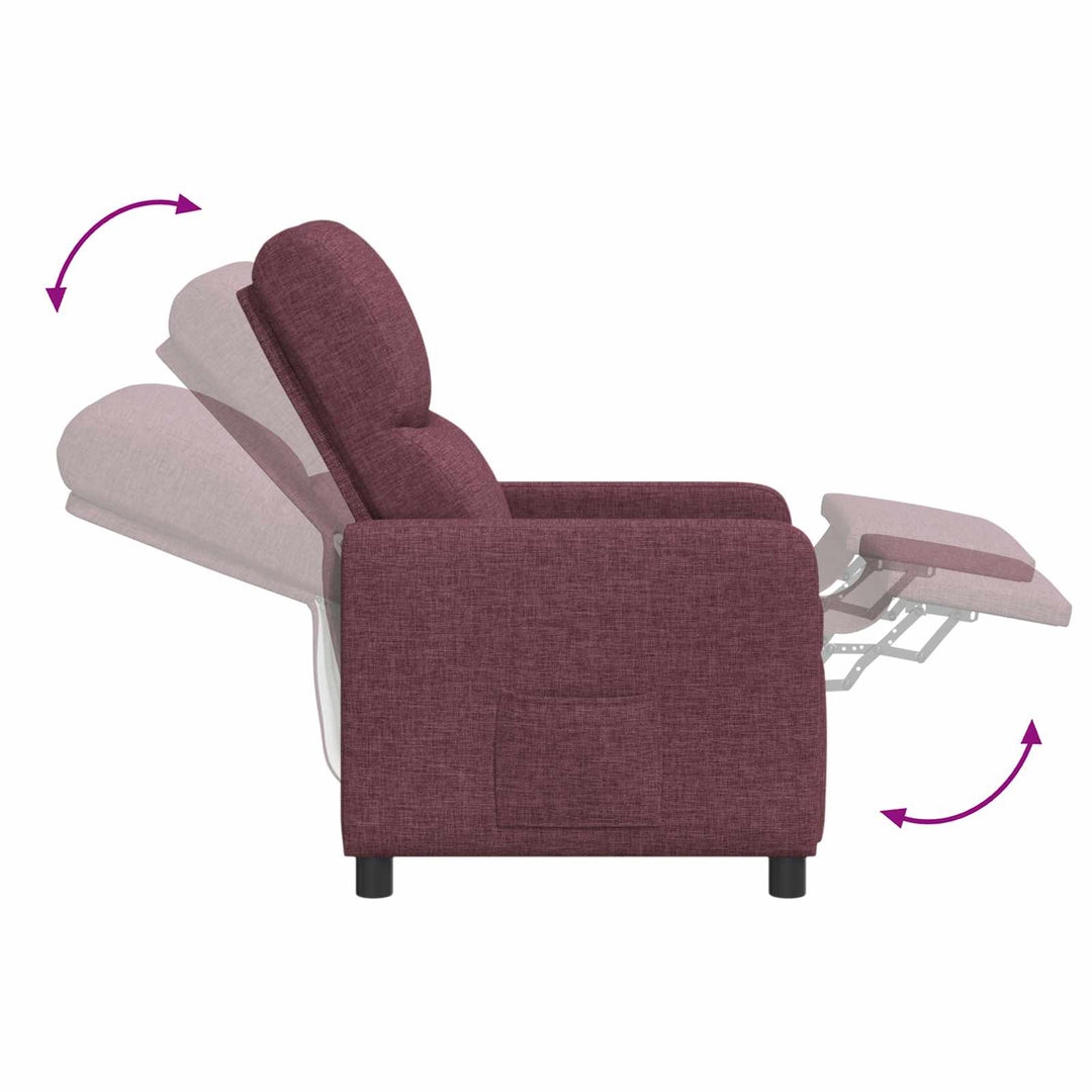 Recliner Lilla Stof