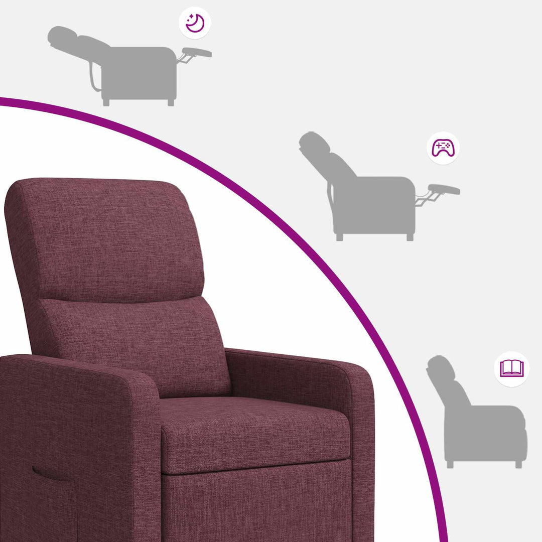 Recliner Lilla Stof