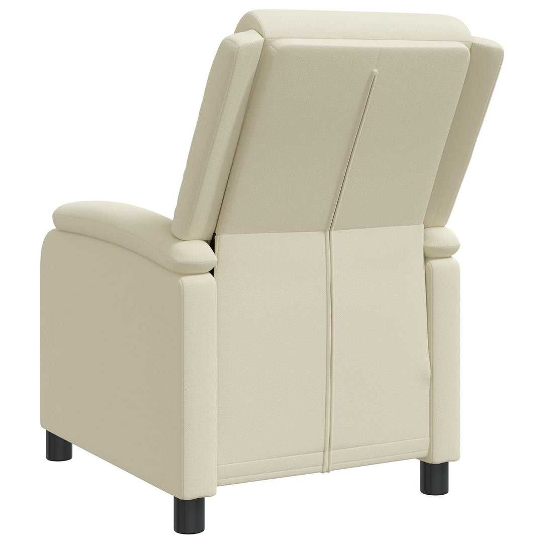 Recliner Cremefarvet Kunstlæder