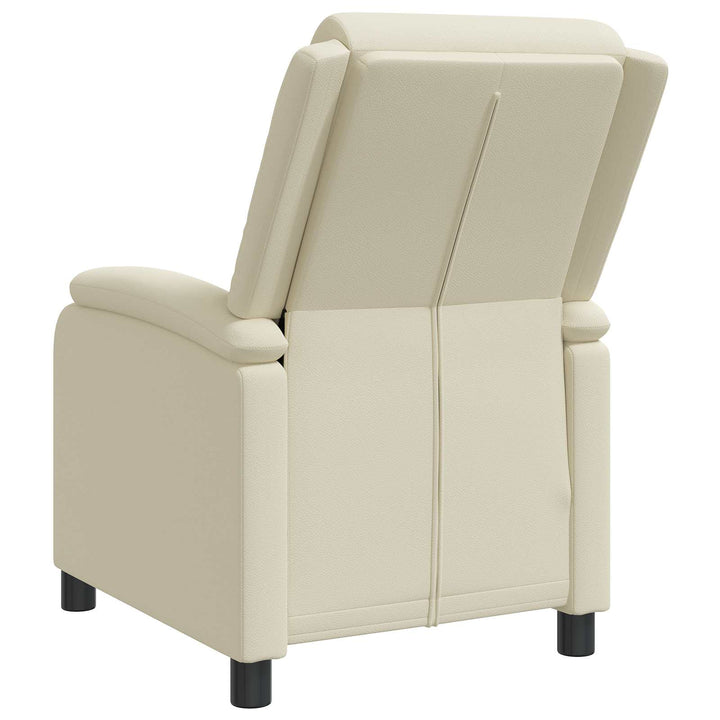 Recliner Cremefarvet Kunstlæder