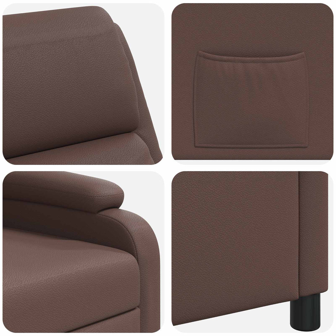 Recliner Brun Kunstlæder