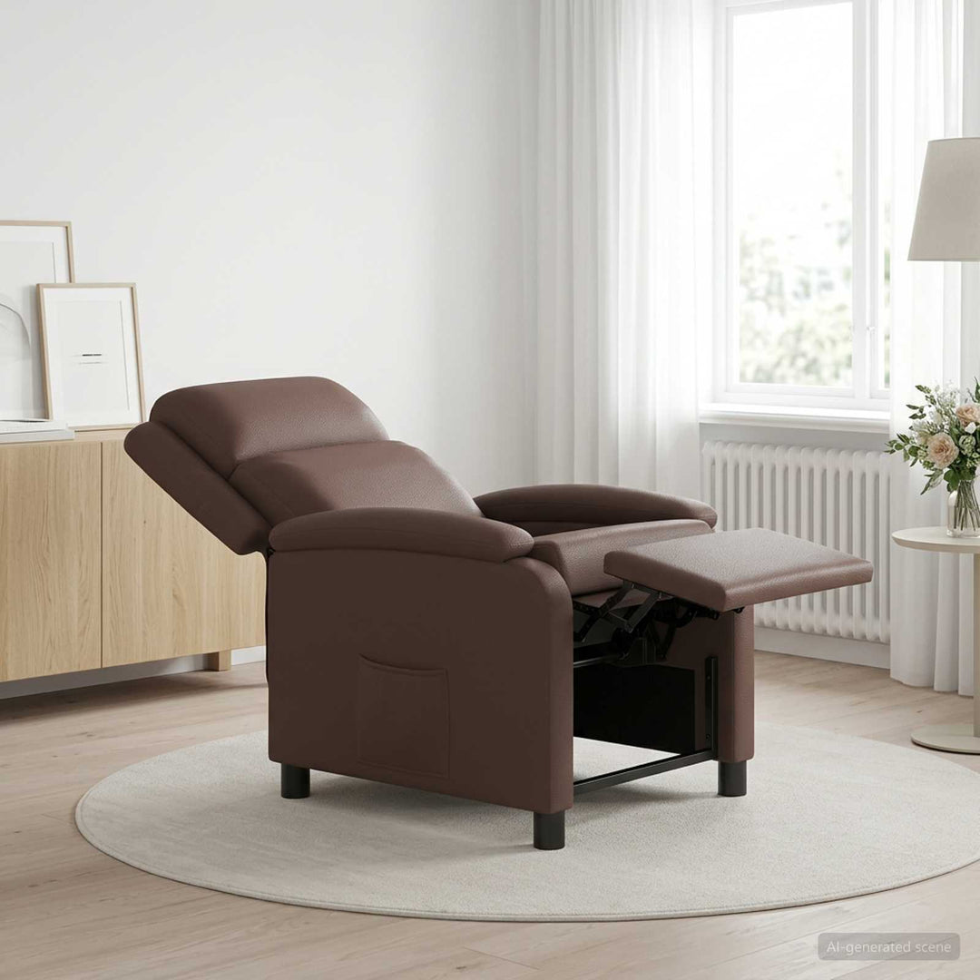 Recliner Brun Kunstlæder