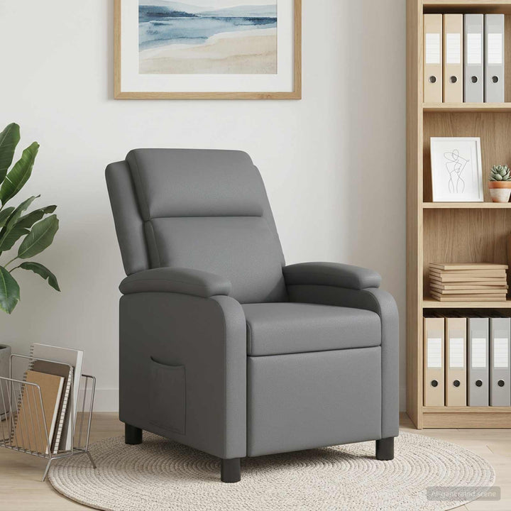 Recliner Grå Kunstlæder