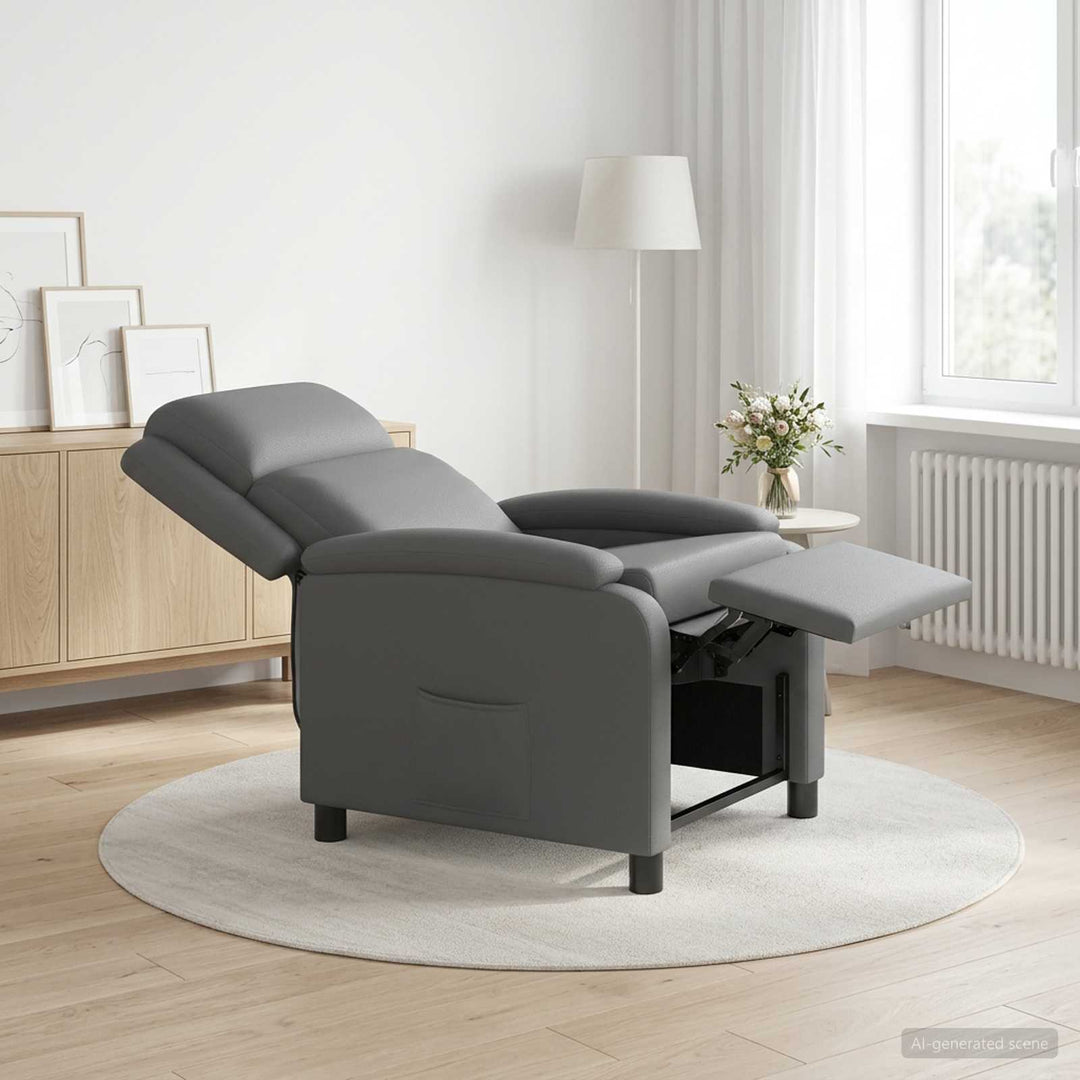 Recliner Grå Kunstlæder