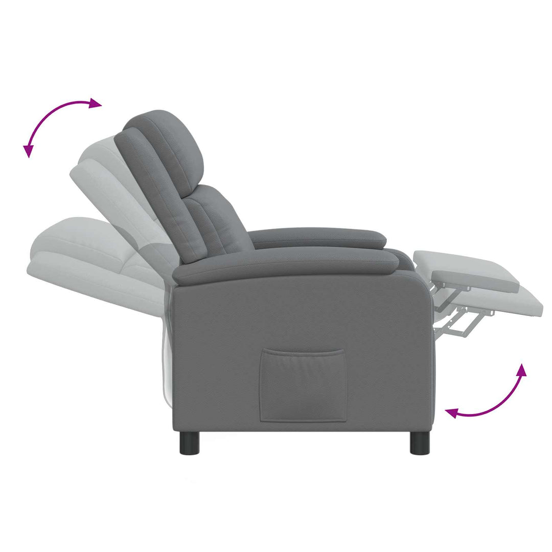 Recliner Grå Kunstlæder