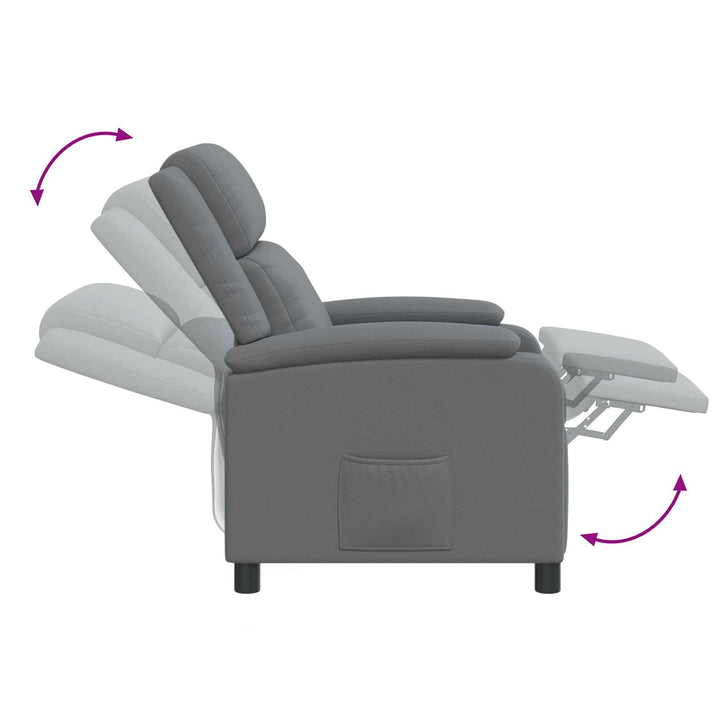 Recliner Grå Kunstlæder