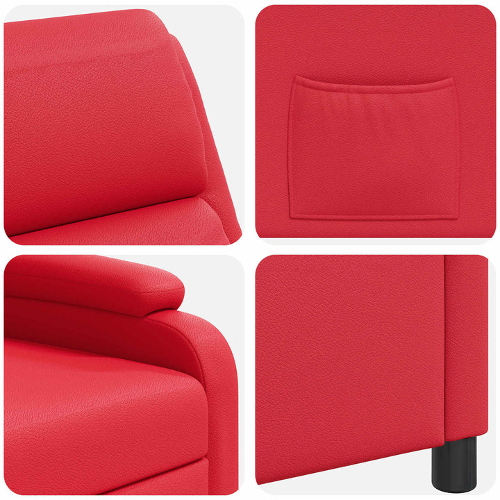 Recliner Rød Kunstlæder
