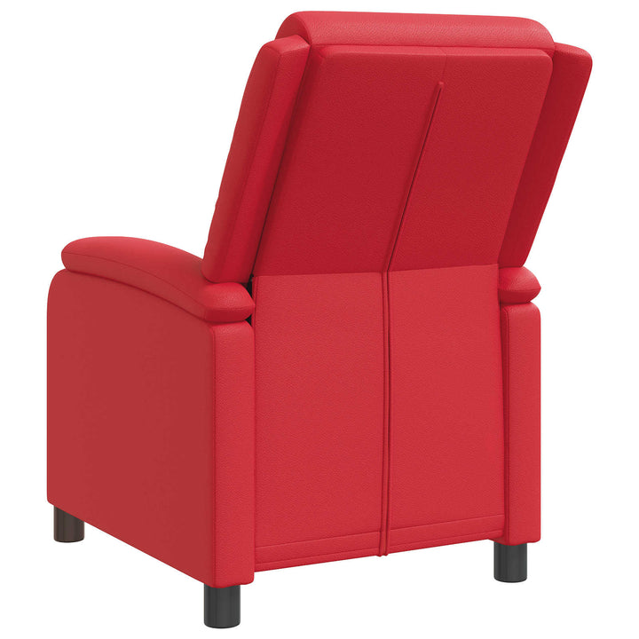 Recliner Rød Kunstlæder