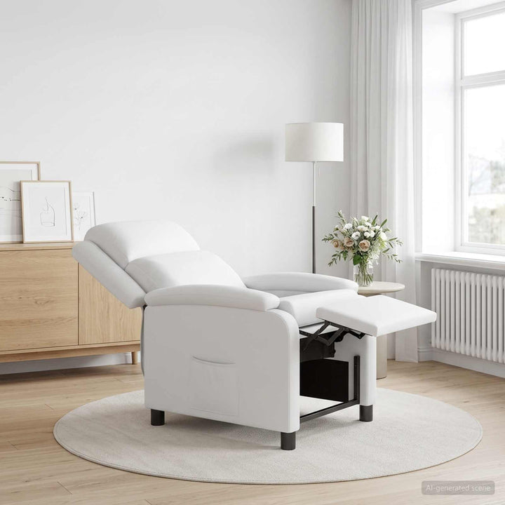 Recliner Hvid Kunstlæder