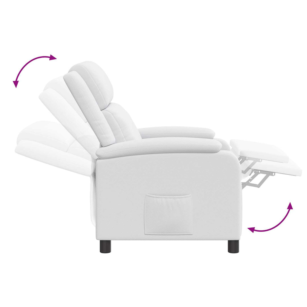 Recliner Hvid Kunstlæder