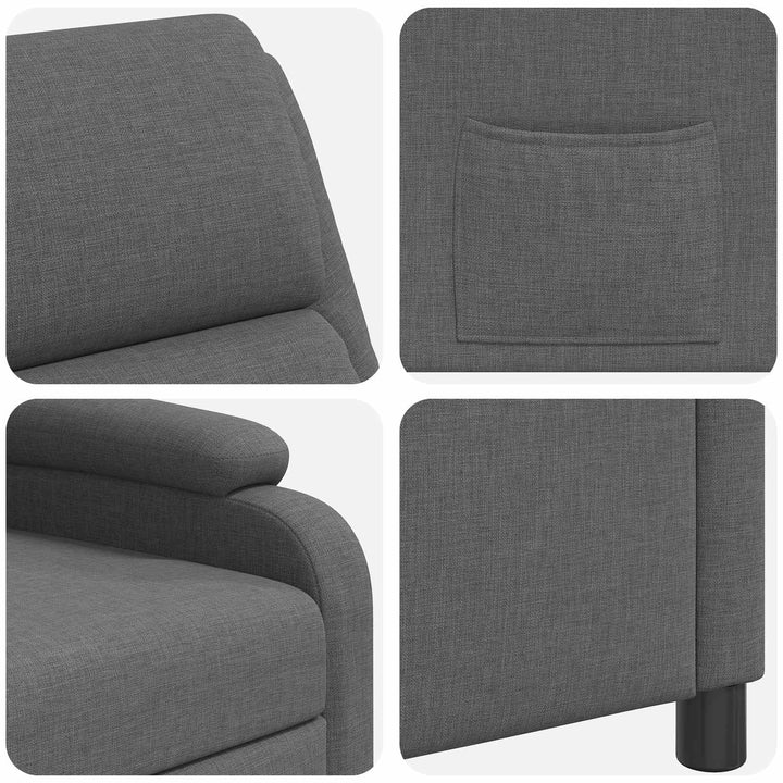 Recliner Mørkegrå Stof