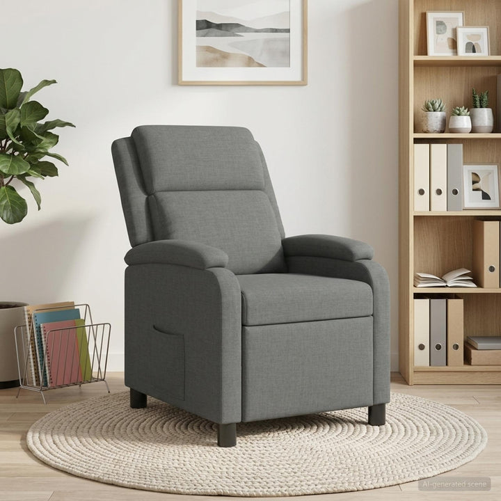 Recliner Mørkegrå Stof
