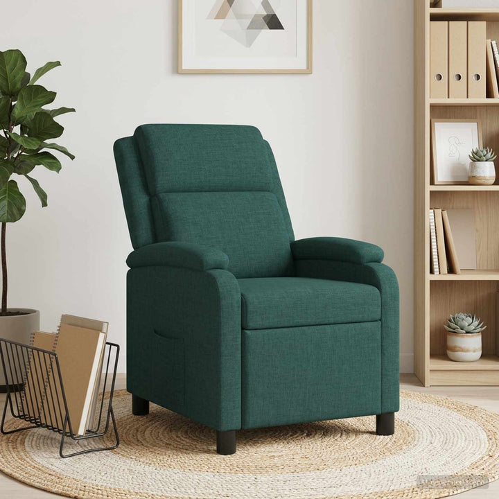 Recliner Mørkegrøn Stof