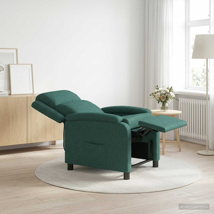 Recliner Mørkegrøn Stof