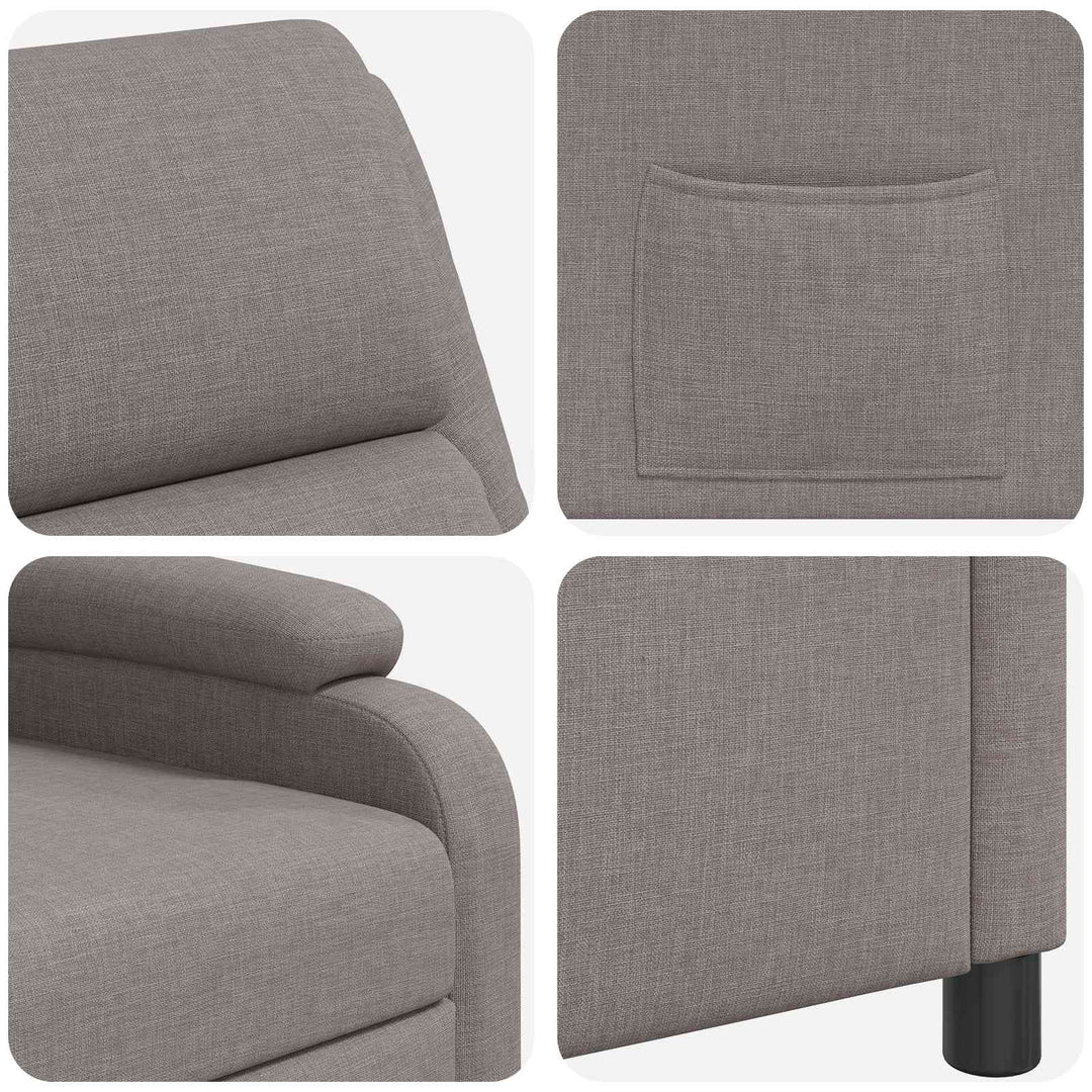 Recliner Gråbrun Stof