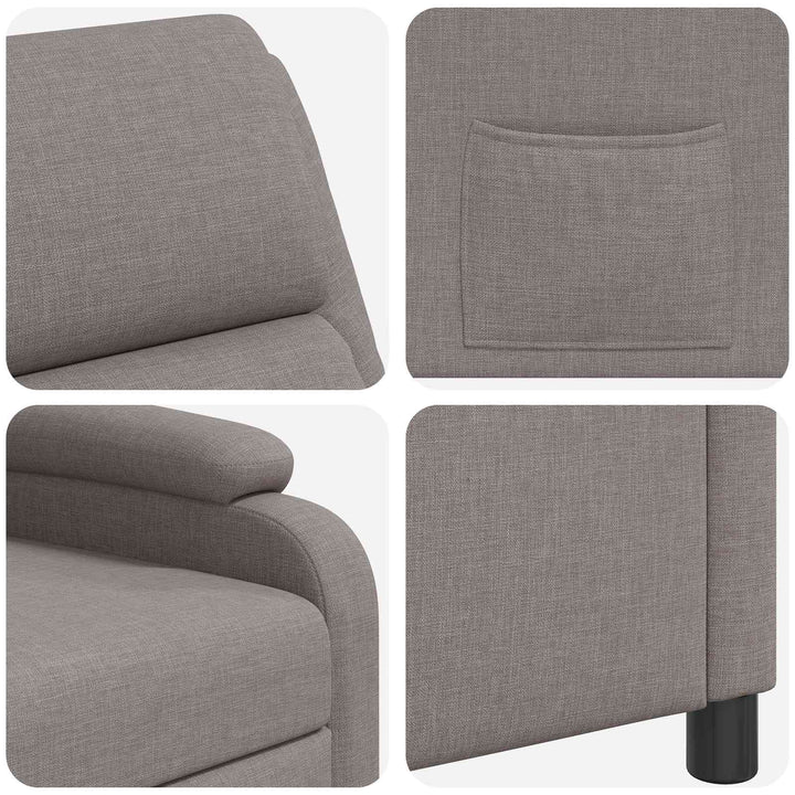 Recliner Gråbrun Stof