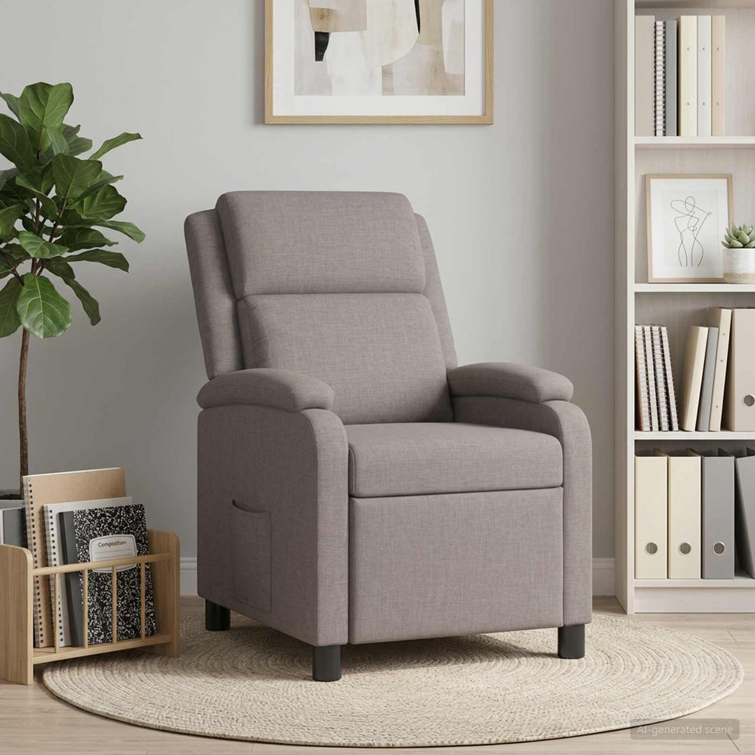 Recliner Gråbrun Stof