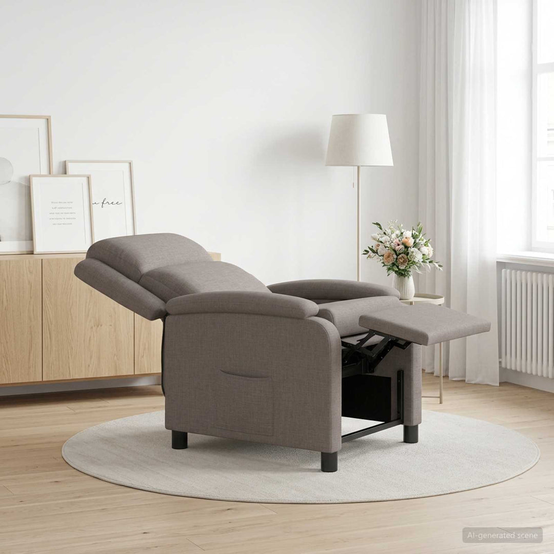 Recliner Gråbrun Stof
