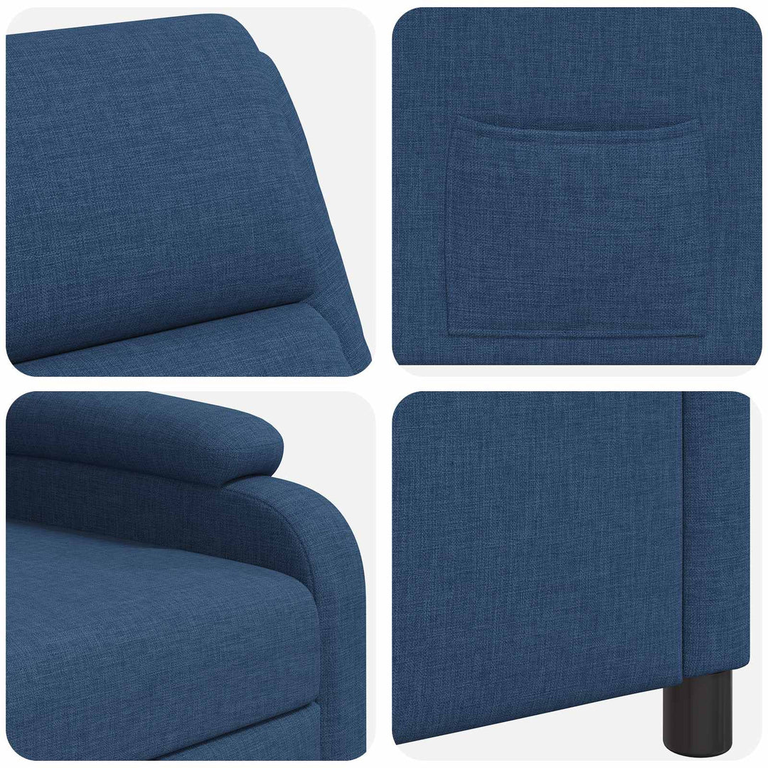 Recliner Blå Stof