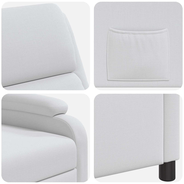 Recliner Hvid Stof